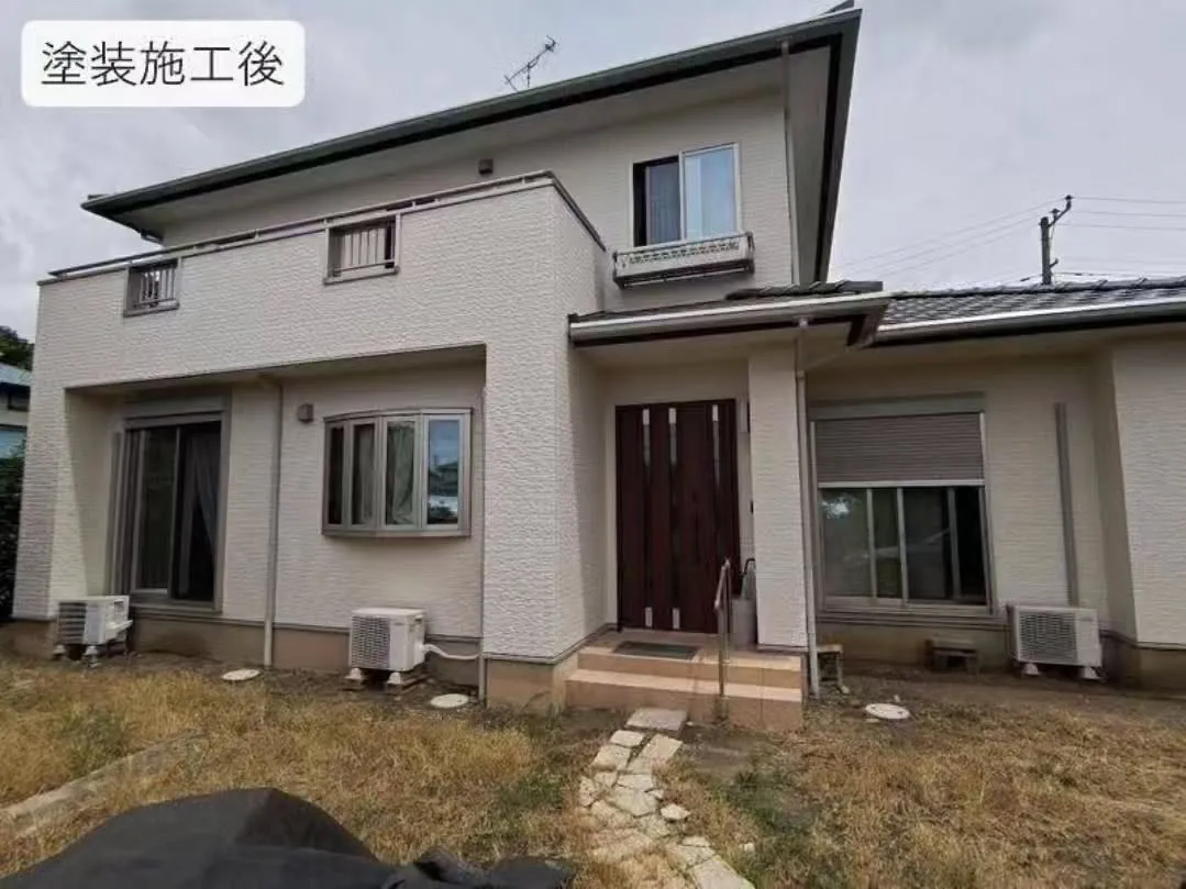 埼玉県本庄市で外壁塗装工事完了！屋根は安心の三州瓦だから塗装...