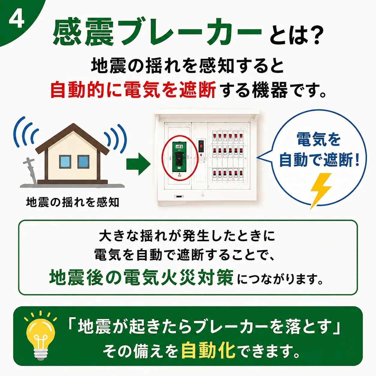 🏠感震ブレーカーのご相談承ります。